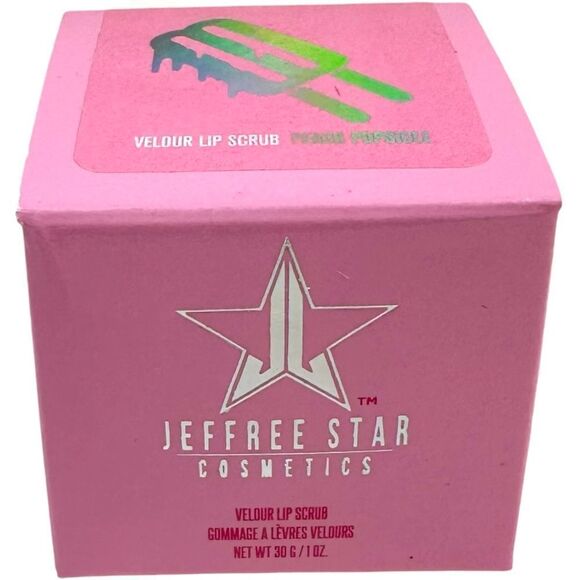 Jeffree Star Cosmetics Velour Lip Scrub in Peach Popsicle NWT RARE